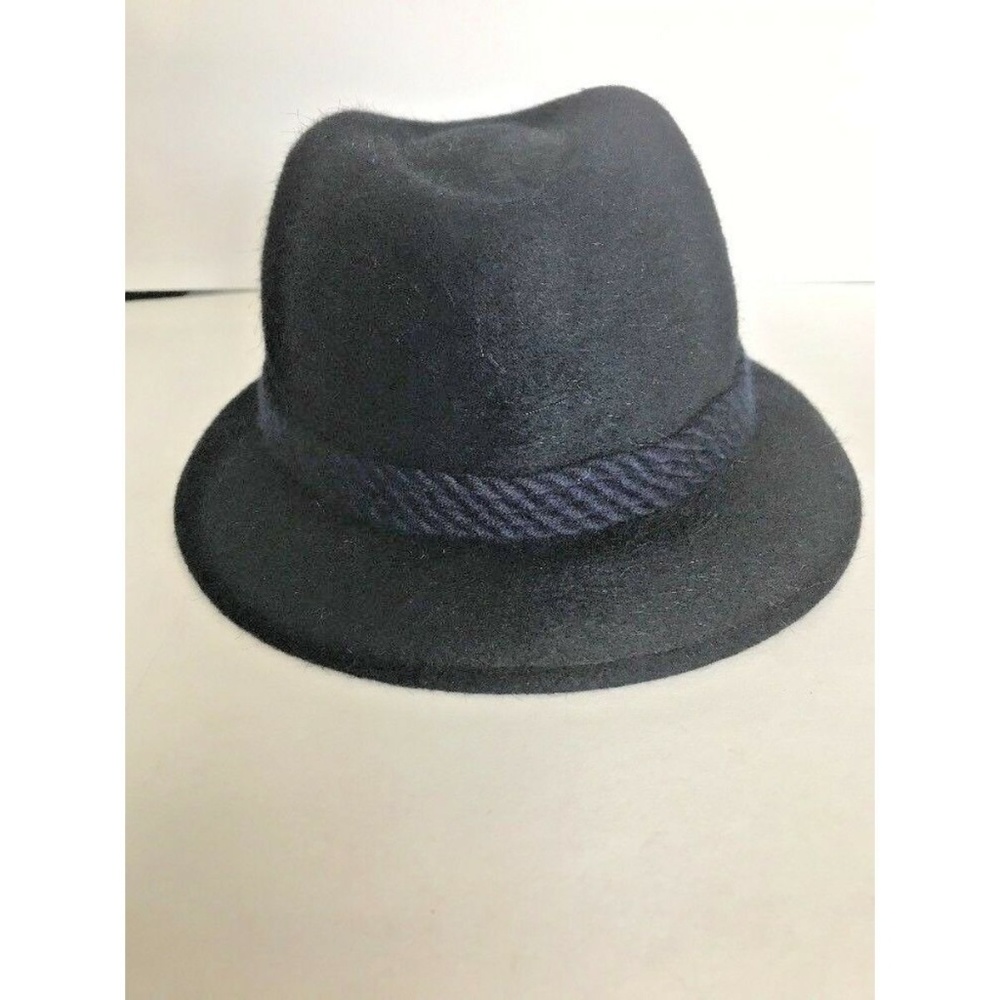 Vintage Geiger Salzburg Navy Blue Felt Wool Hat